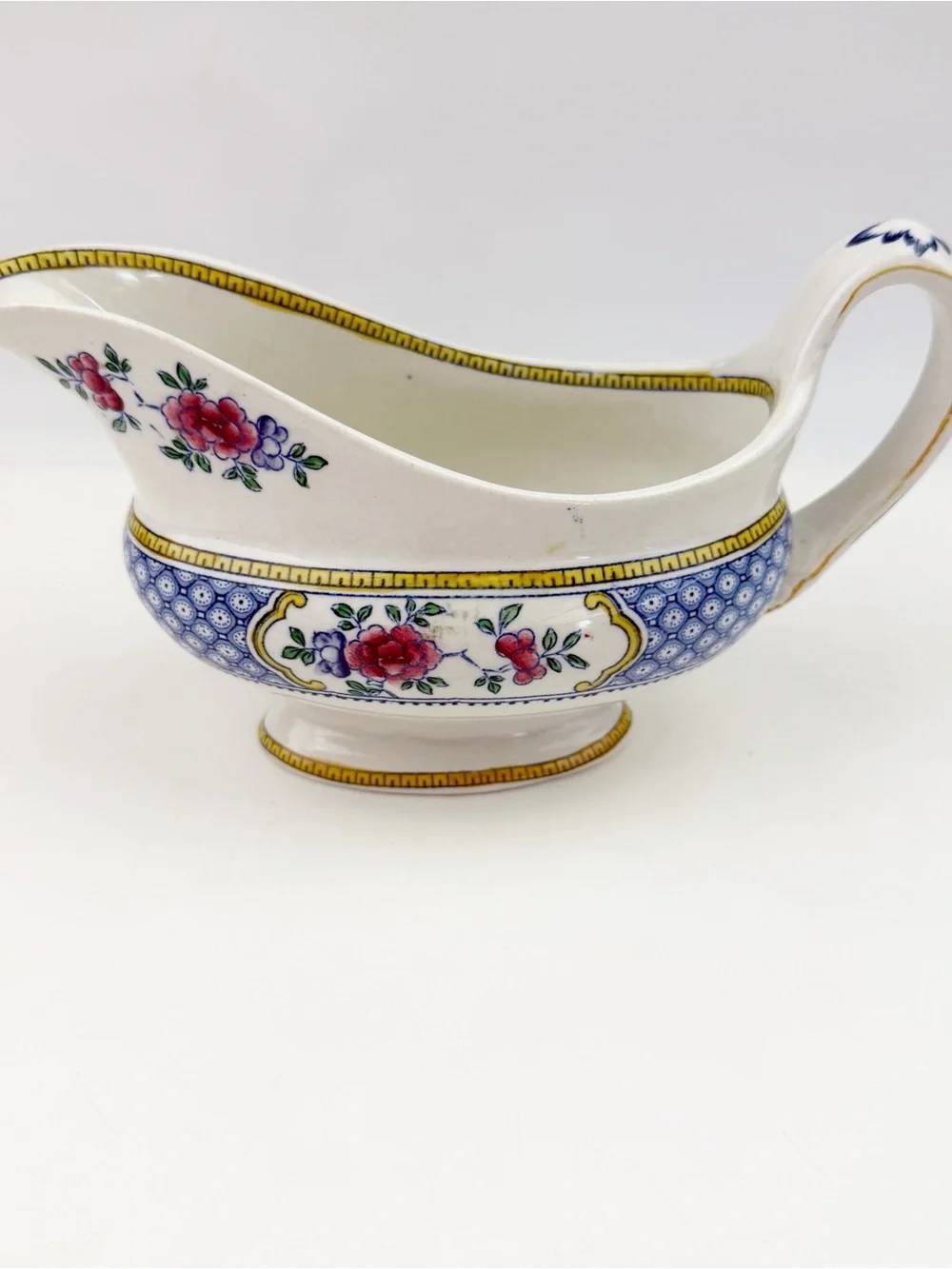Vintage Booths Silicon China Chester Pattern Gravy Boat England Rd 660099